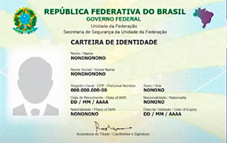 Veja quais informações é possível inserir na Nova Carteira de Identidade