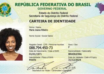 A Nova Carteira de Identidade será obrigatória a partir de 2032.