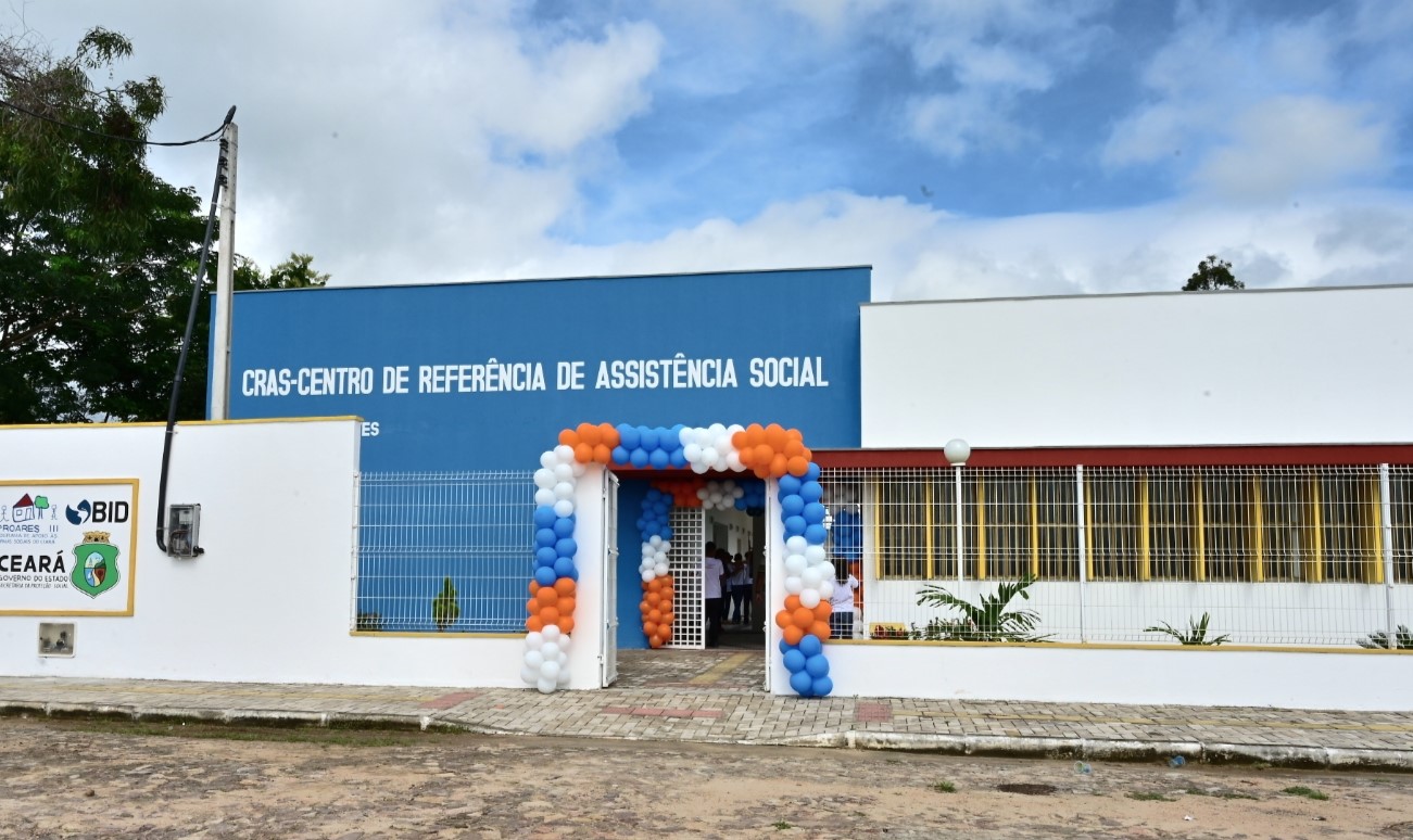 A inauguração do CRAS Sandra Maria Magalhãe. Imagem: Reprodução/ SPC CE