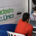 Atendimento de atualização do CadÚnico sendo realizado