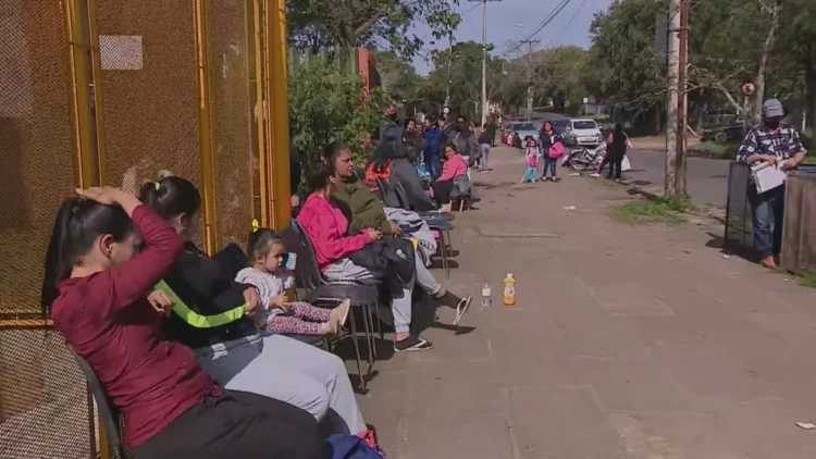 Mutirão de atualização do CadÚnico. Imagem: Reprodução/ RBS TV