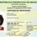 Documento de identidade brasileira com foto de uma mulher negra sorrindo, emitido pelo Governo Federal