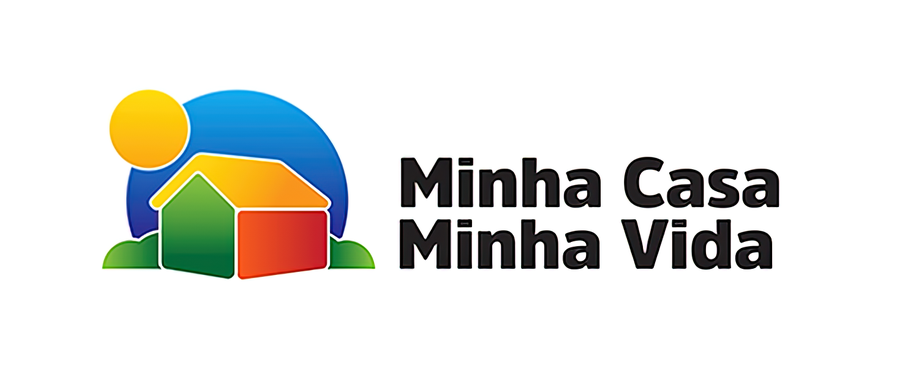 Logotipo do programa Minha Casa, Minha Vida, representando moradia acessível e oportunidades habitacionais no Brasil.