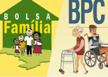 Ilustração representando a possibilidade de acumular o Bolsa Família com o Benefício de Prestação Continuada (BPC) em 2025.