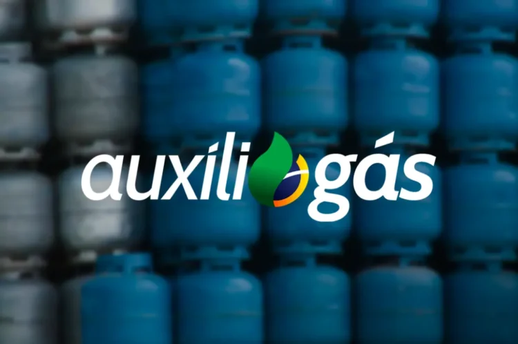 Imagem ilustrativa do auxílio gás 2025 com cilindros de gás de cozinha, reforçando a importância do benefício e sua acessibilidade para famílias brasileiras.