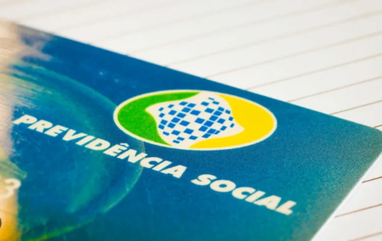 Cartão da Previdência Social brasileira, símbolo do INSS, representando a prova de vida digital 2025.