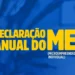 Imagem sobre a declaração anual do MEI, destacando a importância de realizar o processo a tempo.