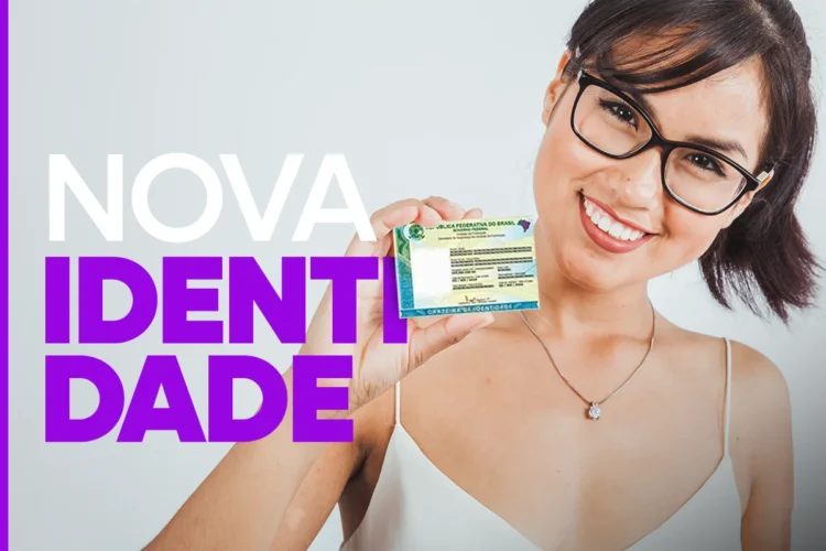 Imagem promocional sobre a nova Carteira de Identidade Nacional, destacando os benefícios da modernização na identificação civil.
