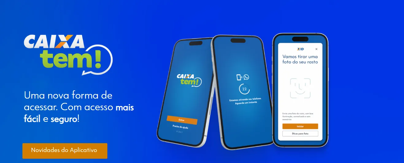 Aplicativo Caixa Tem mostrando a autenticação por foto para consultar o Bolsa Família em 2025