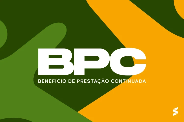 Imagem do logotipo do Benefício de Prestação Continuada (BPC), com cores vivas representando a assistência social.