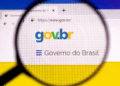 Logo do site gov.br com alerta sobre golpes envolvendo eSocial.