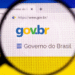 Logo do site gov.br com alerta sobre golpes envolvendo eSocial.