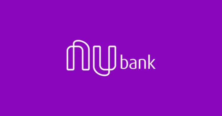 Logo oficial do Nubank, em estilo minimalista com letras brancas sobre fundo roxo.