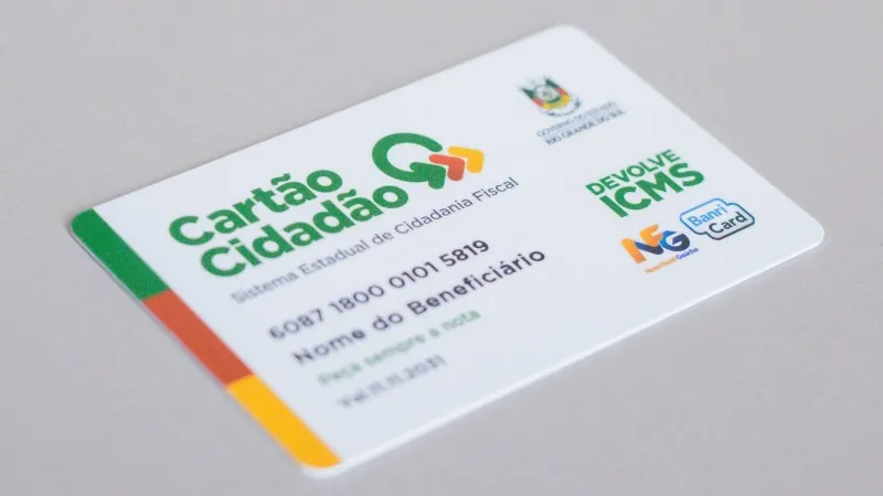  Cartão Cidadão utilizado para repasses sociais no Rio Grande do Sul