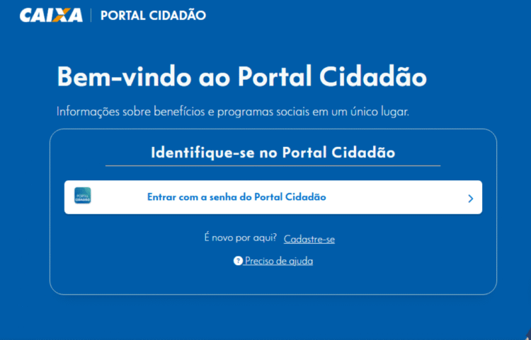 "Imagem do Portal Cidadão, destacando a facilidade de acesso a informações sobre programas sociais e benefícios."
