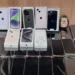 Aparelhos celulares apreendidos com embalagem e caixa