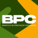 Logotipo do Benefício de Prestação Continuada (BPC) 2025 com fundo verde e amarelo, destacando a atualização cadastral obrigatória.