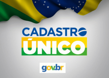 Cadastro Único - Logotipo com bandeira do Brasil e gov.br