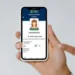 Imagem mostrando um e-Título digital, com informações de identificação eleitoral.