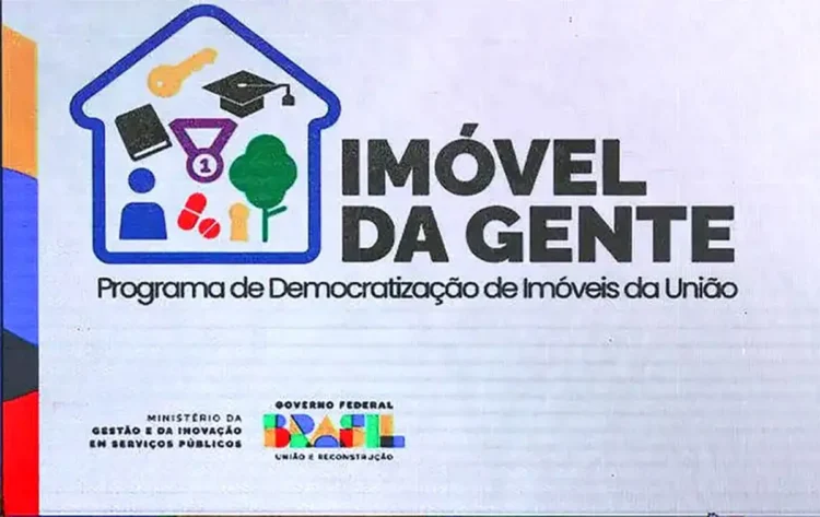 Logo do programa Imóvel da Gente, que promove o uso social de imóveis públicos