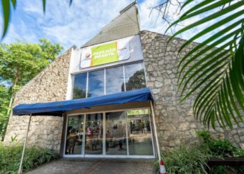 Pavilhão Infantil do Horto Florestal em Camaçari, onde agora ocorre o atendimento do Programa Bolsa Família.