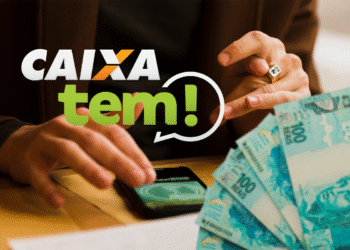 Imagem representando o Caixa Tem com 6ª rodada do PIX de R$ 200.