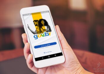 Tela de aplicativo gov.br, onde a prova de vida pode ser realizada, preferencialmente, de forma digital, utilizando um aplicativo móvel com reconhecimento facial.