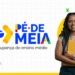 Pé-de-Meia: Programa de poupança para ensino médio com uma jovem segurando um livro.