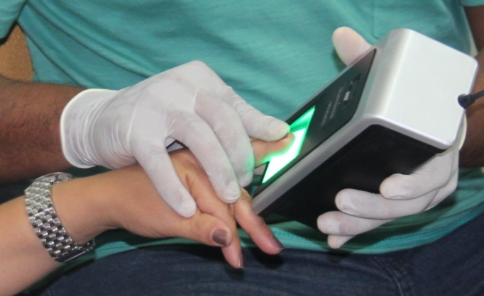Coleta de biometria para o Bolsa Família e outros benefícios.