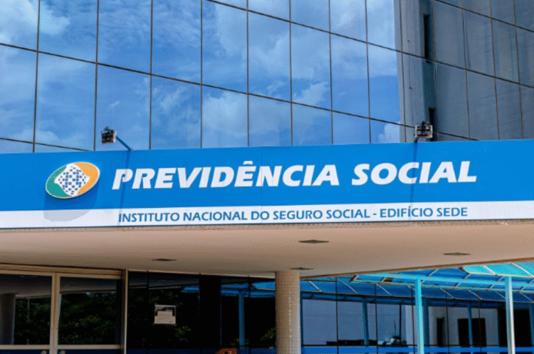 Fachada do prédio da Previdência Social, sede do INSS