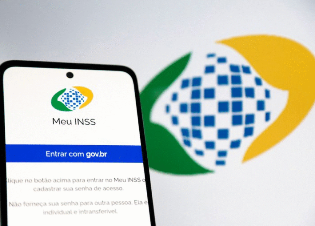 Meu INSS aplicativo no celular para solicitar benefícios e auxílios.