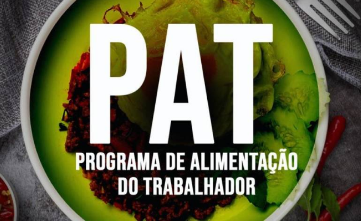 Cartaz do Programa de Alimentação do Trabalhador (PAT).