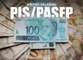PIS/Pasep: O que muda no abono salarial e por que milhões podem ficar de fora 13 Abono Salarial PIS/PASEP (Notas de R$ 100 ao fundo, representando o pagamento do benefício)