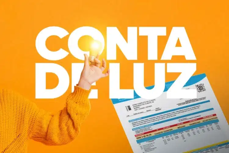 Famílias já começaram a receber o novo desconto social na conta de luz; veja quem tem direito 1 Imagem de uma conta de luz com destaque para o título 'Conta de Luz' e uma lâmpada acesa sendo segurada por uma pessoa, com fundo laranja.
